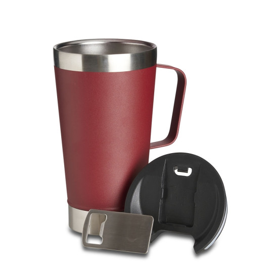 Caneca Térmica Inox Com Abridor 500 ml Personalizada