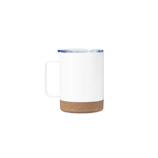 Caneca Térmica Inox com Base Cortiça de 330 ml Personalizada