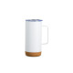 Caneca Térmica Inox com Base Cortiça de 500 ml Personalizada