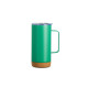 Caneca Térmica Inox com Base Cortiça de 500 ml Personalizada