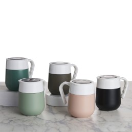 CANECA TÉRMICA INOX COM DISPLAY LED 500ML Personalizada