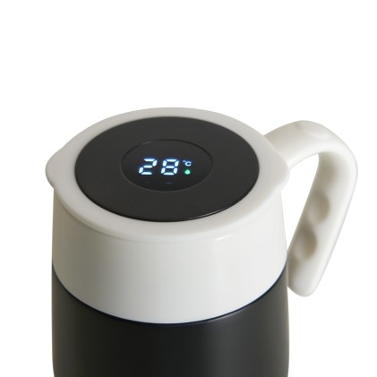 CANECA TÉRMICA INOX COM DISPLAY LED 500ML Personalizada CANECA TÉRMICA INOX COM DISPLAY LED 500ML Personalizada