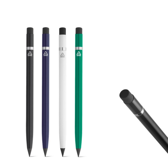 Lápis infinito em Alumínio Reciclado Personalizada