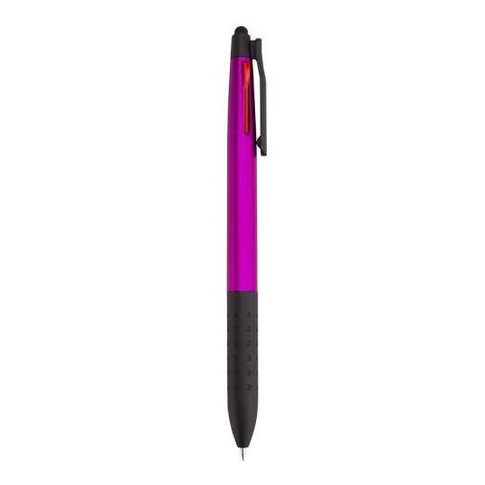Caneta Plástica 3 em 1 Touch  Personalizada