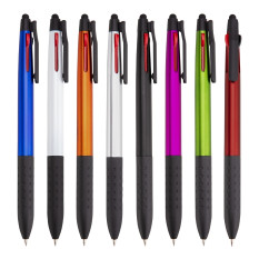 Caneta Plástica 3 em 1 Touch  Personalizada