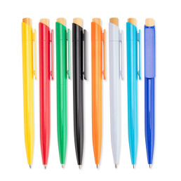Caneta Plástica com clic BambuPersonalizada