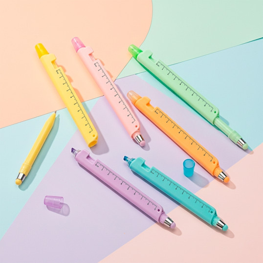 Caneta Plástica Marca Texto Personalizado