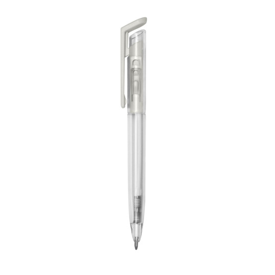 Caneta Plástica Transparente Personalizada