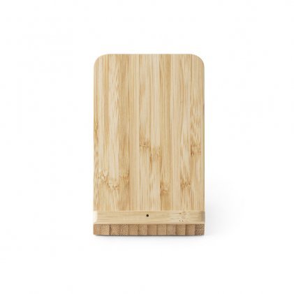 Carregador Wireless Bambu com Porta Canetas Personalizada