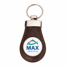 Chaveiro em Couro Sintético Personalizado