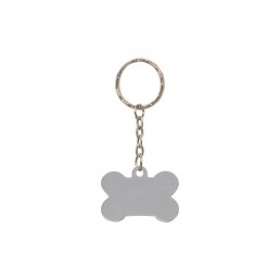 Chaveiro Metal em formato de Osso Personalizado 