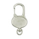 Chaveiro Metal Mosquetão Oval Personalizado