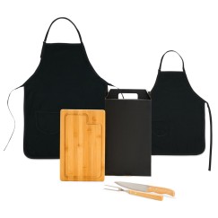 Kit Churrasco com aventais Personalizado