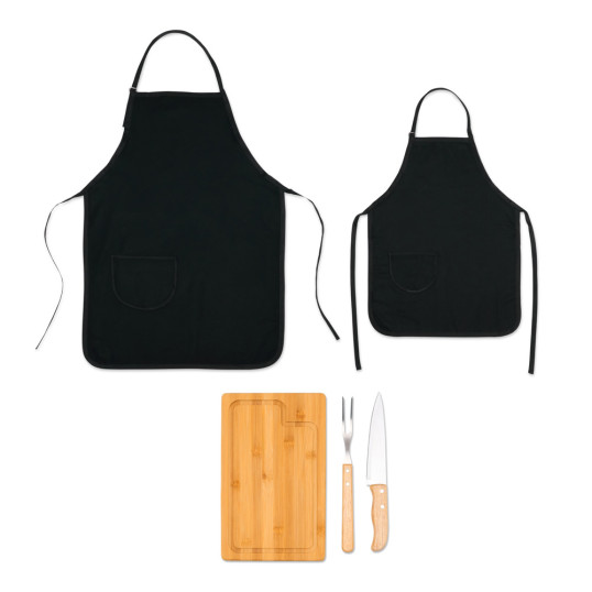 Kit Churrasco com aventais Personalizado