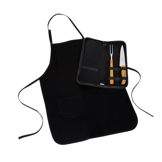 Kit churrasco com Estojo E Avental Personalizada