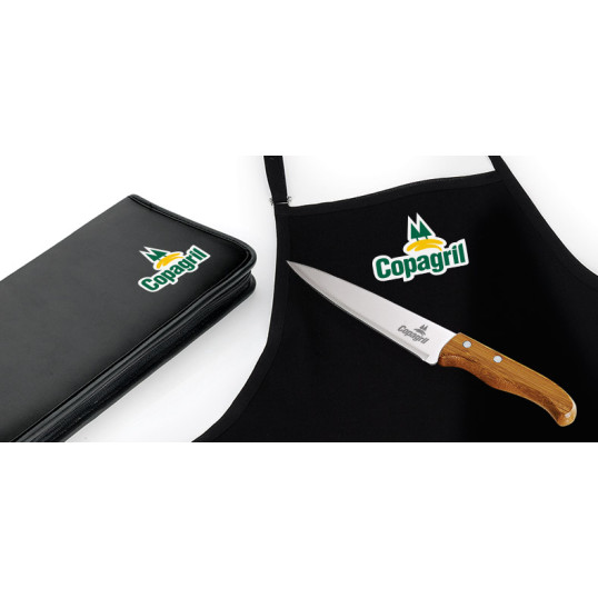 Kit churrasco com Estojo E Avental Personalizada