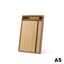 Conjunto de caderno A5 em bambu Personalizada