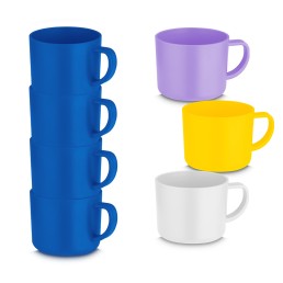 Conjunto de Xícaras de Plástico Personalizado