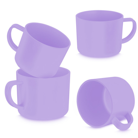 Conjunto de Xícaras de Plástico Personalizado