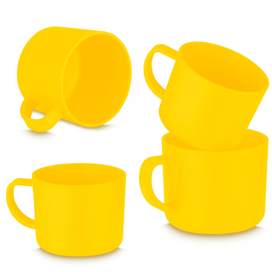 Conjunto de Xícaras de Plástico Personalizado