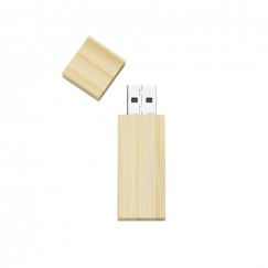 Conjunto Estojo e Pen Drive Bambu 8GB Personalizado