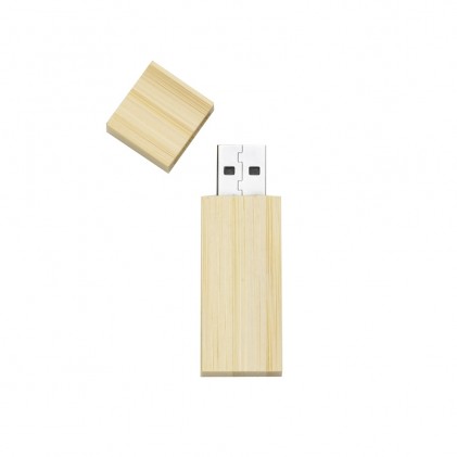Conjunto Estojo e Pen Drive Bambu 8GB Personalizado