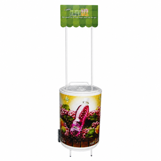 Cooler Térmico Carrinho Grande com Testeira Personalizado 