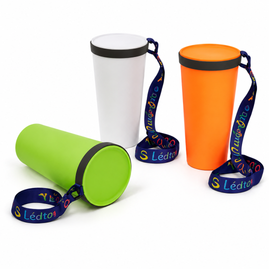 Copo Biodegradavel com Cordão 400 ml Personalizado