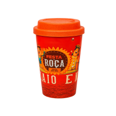 Copo bucks café fibra de arroz full printing Colorida 550 ml Personalizado