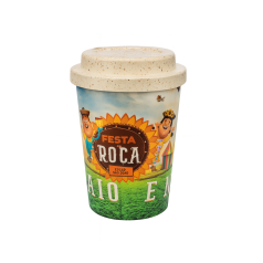 Copo bucks café fibra de arroz full printing Natural 550 ml Personalizado