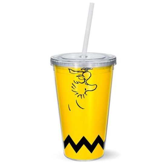 Copo Plástico com Tampa e Parede Dupla 550 ml Personalizado