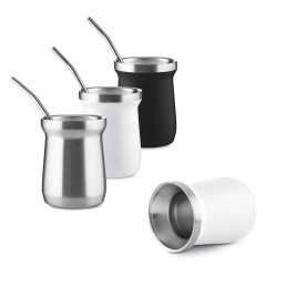 Copo Cuia Térmico Inox com Bomba 250ml  Personalizado
