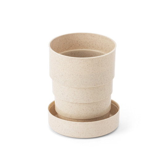 Copo de Viagem Retrátil em Fibra de Bambu 210 ML Personalizado