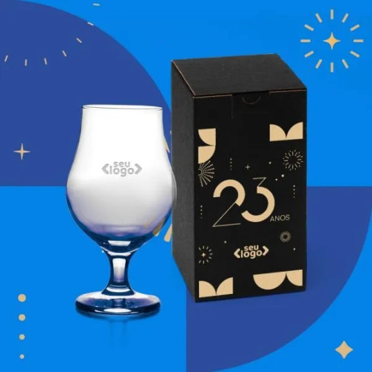 Copo De Vidro Para Cerveja Ou Drinks 400 ml Personalizado