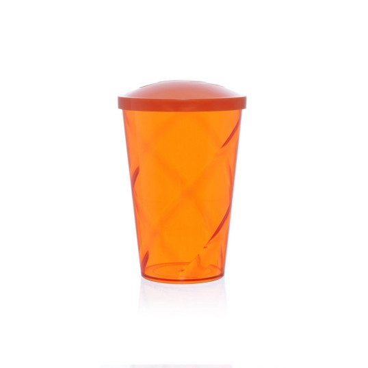 Copo Plástico Grande com Tampa Fechada 750 ml Personalizado