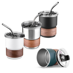 Copo Inox Com Canudo 250ml  Personalizado
