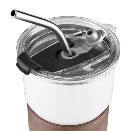 Copo Inox Com Canudo 250ml  Personalizado