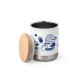 Copo Inox com tampa em Bambu 370 ml Personalizado