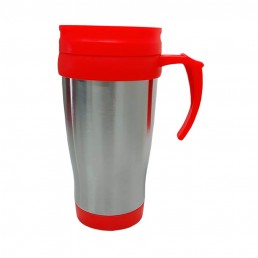 Copo Inox com Tampa Plástica 400 ml Personalizado