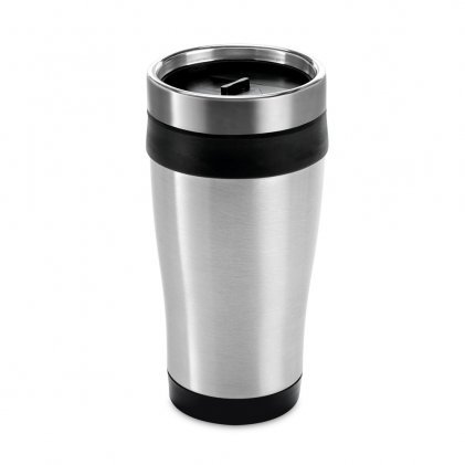 Copo Inox e Plástico com Tampa 420 ml Personalizado