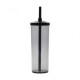 Copo Plástico Long Drink com Tampa e Canudo 330 ml Personalizado