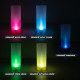 Copo Long Drink Plástico Degradê Com LED 350 ml Personalizado