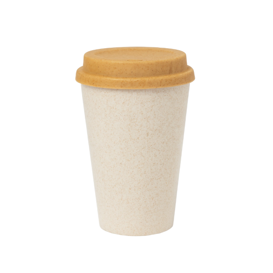 Copo Para café em Fibra de Coco e Arroz 430 ml Personalizado