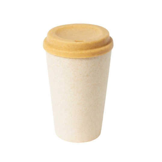 Copo Para café em Fibra de Coco e Arroz 430 ml Personalizado
