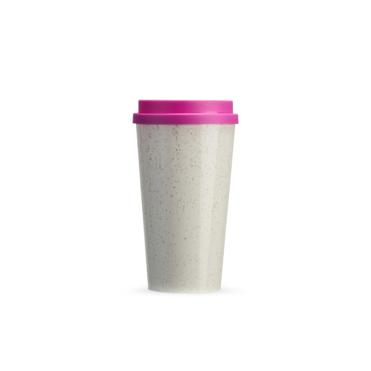 Copo Para café em Fibra de Coco e Arroz 550 ml Personalizado