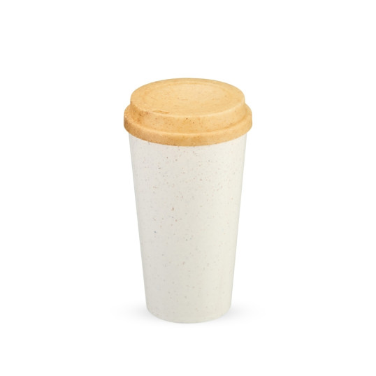Copo Para café em Fibra de Coco e Arroz 550 ml Personalizado