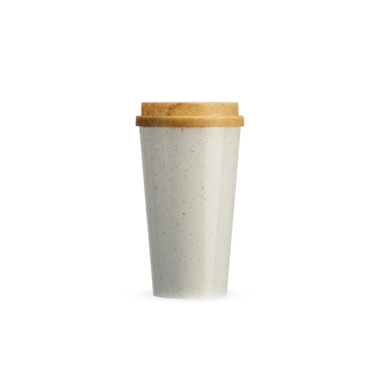Copo Para café em Fibra de Coco e Arroz 550 ml Personalizado