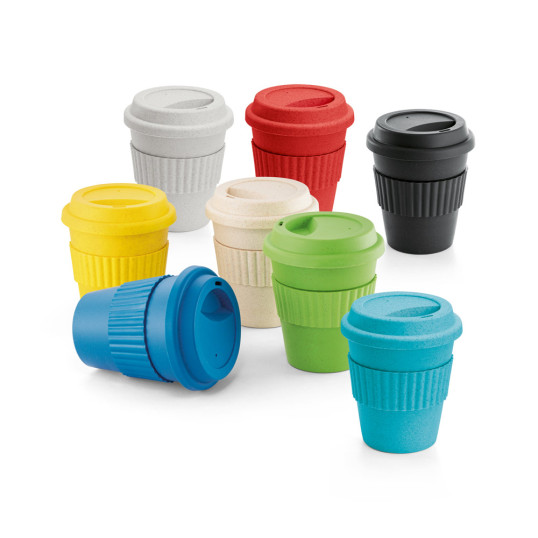 Copo para Viagem Ecológica Fibra de Bambu 380 ml Personalizado