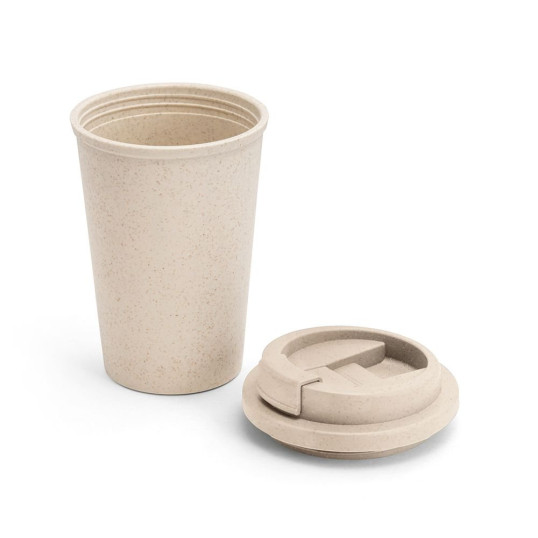Copo para Viagem com Tampa Ecológico 380 ml Personalizado