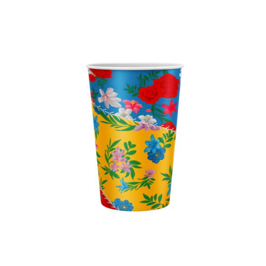 Copo Plástico Branco Full Printing 430 ml Personalizado